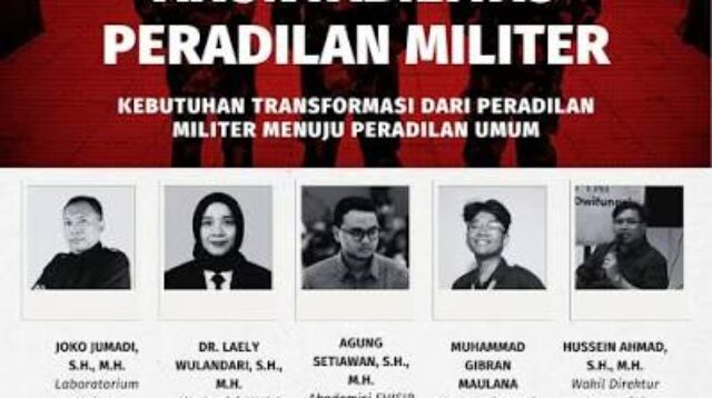 Diskusi Menggugat Akuntabilitas Peradilan Militer