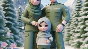 Ilustrasi Keluarga Aparat