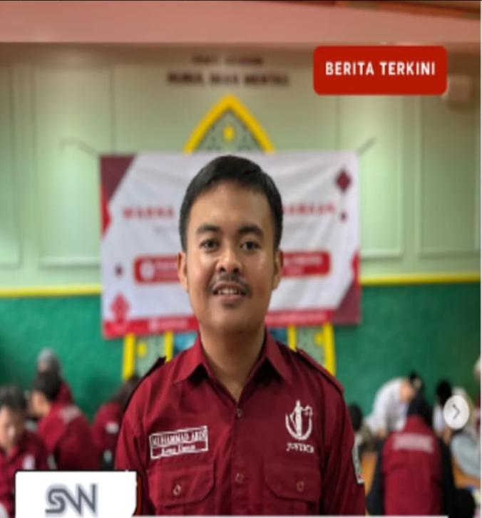 Ketua BEM FH UBK Muhammad Abdimaludin