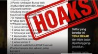 Hoaks Daftar Pejabat Pemilik SPPG