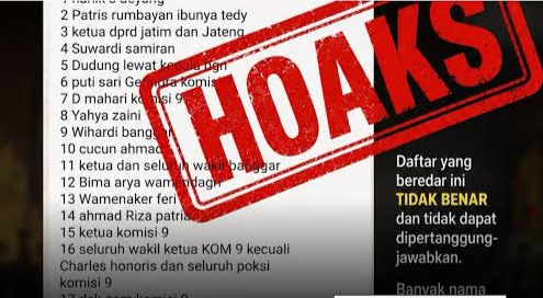 Hoaks Daftar Pejabat Pemilik SPPG